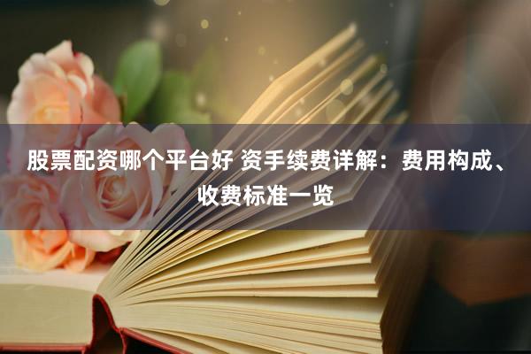 股票配资哪个平台好 资手续费详解：费用构成、收费标准一览