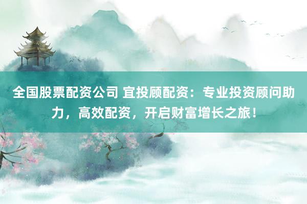 全国股票配资公司 宜投顾配资：专业投资顾问助力，高效配资，开启财富增长之旅！