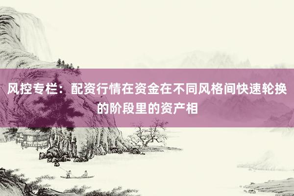 风控专栏：配资行情在资金在不同风格间快速轮换的阶段里的资产相