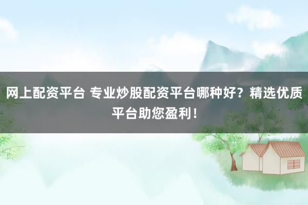 网上配资平台 专业炒股配资平台哪种好？精选优质平台助您盈利！